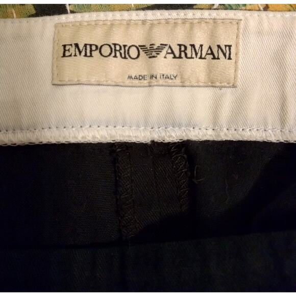 Vintage Emporio Armani Italy Mini Skirt Runway/Y2K Utility Navy – Model ZM7214 - Picture 4 of 11